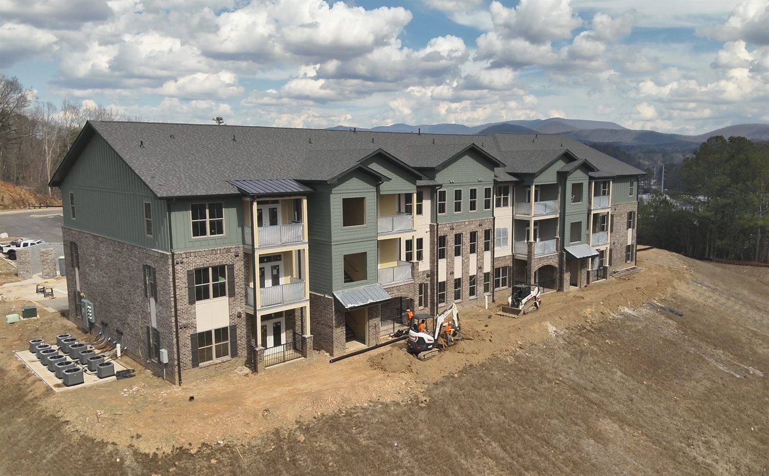 Multi-building masonry project in Douglas, GA