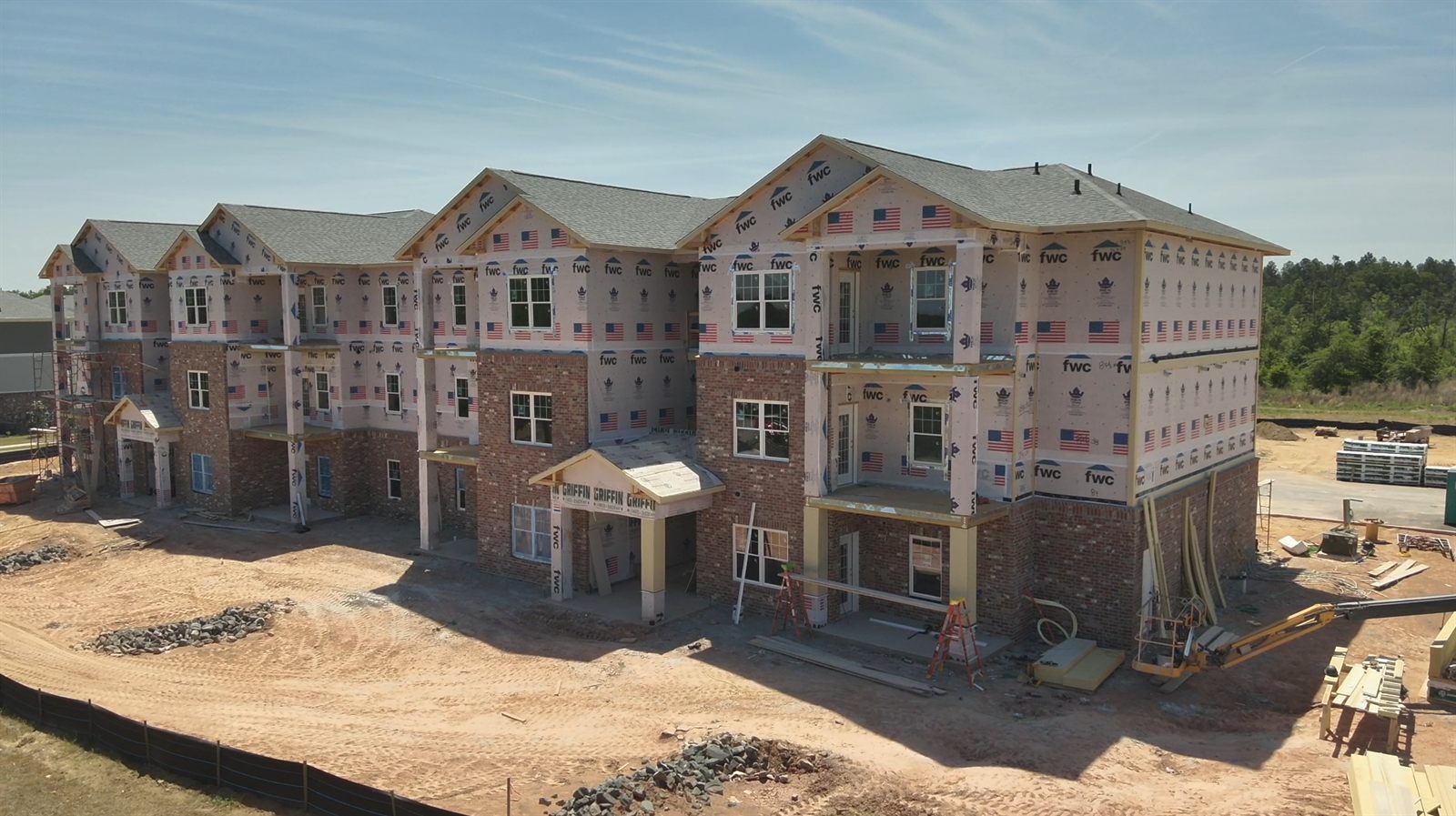 West Pine stone and block masonry build in Sylvester, GA